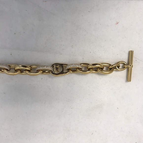 Michael Kors Gold-Tone Link Bracelet - Picture 4 of 5